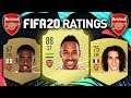 OFFICIAL FIFA 20 ARSENAL RATINGS! | WILLOCK ONLY 67 OVR?!