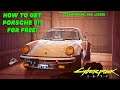 Porsche 911 How to Unlock For FREE - Cyberpunk 2077 | Chippin' In Mission Walkthrough Gameplay 1.3