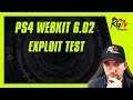 PS4 Webkit 6.02 Test exploit. Vulnerabilidad.