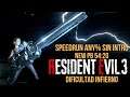 Resident Evil 3 Remake  | Nuevo PB 54:20 Speedrun Any% Sin Intro