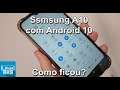 SAMSUNG GALAXY A10 - COMO FICOU COM O ANDROID 10 ONE UI 2.0?