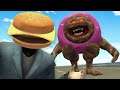We Got EATEN By a MASSIVE DONUT MONSTER in Gmod! (Garry's Mod Multiplayer)