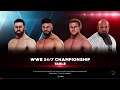 WWE 2K20 Goldberg VS Ziggler,Gulak,Zayn Fatal 4-Way Tables Elimination Match WWE 24/7 Title