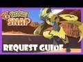 all request guide in new pokemon snap dlc 100% request guide