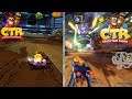 Crash Team Racing Nitro-Fueled - Tiny Arena COMPARISON! PS1 VS PS4 Gameplay Comparison