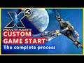 Custom Game Start Budgeted - New Game Creation - X4 Foundations - Captain Collins