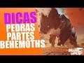 Dauntless -  DICAS Sobre Pedras e PARTES de Behemoths!