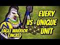 ELITE EAGLE WARRIOR (Incas) vs EVERY UNIQUE UNIT | AoE II: Definitive Edition