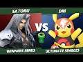 Game Underground Winners Semis - satoru (Sephiroth) Vs. DM (Pikachu) SSBU Ultimate Tournament