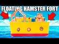 Hamster BOX FORT Boat On WATER! 🐹💧
