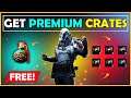HOW TO GET FREE PREMIUM CRATES IN PUBG |GET FREE PRIUM CRATES WITHOUT VPN |PUBG MOBILE CRATE OPENING