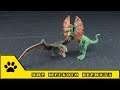 Mattel Jurassic World: Мир Юрского Периода - динозавры. Диморфодон и Дилофозавр