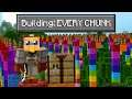 Minecraft But Building Affects EVERY CHUNK...