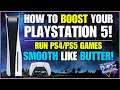 PlayStation 5 Performance BOOST Option! Run Games Smooth! PS5 News!