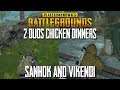 PUBG Xbox One gameplay - 2 Duos Chicken Dinners on Vikendi & Sanhok - PlayerUnknown's Battlegrounds