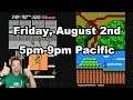 Retro Cheating Livestream, Friday August 2nd, 5pm-9pm Pacific
