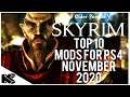 Skyrim Special Edition: ▶️Top 10 PlayStation 4 Mods◀️ November 2020