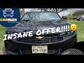 TAKING A BRAND NEW CAMARO TO CAR MAX FOR AN APPRAISAL *CRAZY OFFER*