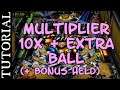 Zen Pinball FX3: Wolverine / Multiplier 10x + Extra ball + Bonus held / Tutorial