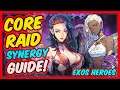 Exos Heroes Synergy Core Raid Guide! Tips