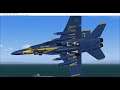 F-18 pouso e decolagem porta aviões flight simulator 2004