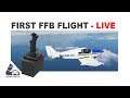 First FFB Flight Live   | Microsoft Flight Simulator