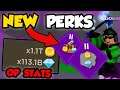 GETTING THE NEW PERKS & 1ST PLACE IN GEMS!!! 1Tril+ Pet Boost! | - Roblox Blade Throwing Simulator
