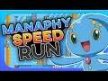 How Fast Can You Beat Pokemon Platinum With Only a Manaphy?! (no items, speedrun)