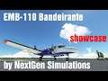 Microsoft Flight simulator 2020 Featuring: the EMB-110 Bandeirante by NextGen Simulations