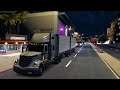 Mini Convoy De Noche Destino Oregon | American Truck Simulator