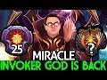 MIRACLE [Invoker] When The God is Back Destroy Pub Game 7.24 Dota 2