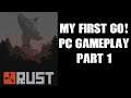 My First Go At RUST! (PC Gameplay Part 1: Using Nvidia GeForce Now On Old Laptop)