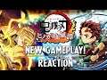 NEW KIMETSU NO YAIBA: HINOKAMI KEPPUUTAN GAME GAMEPLAY REVEAL REACTION | KILLA REACTS!!