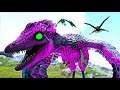 O Indominus Celestial Black Devorou Toda Minha Família! (Dinossauros) Ark Survival Evolved