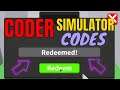 Roblox Coder Simulator 2 Codes (Roblox Coder Codes) Roblox NEW CODER SIMULATOR 2 CODES DECEMBER 2020