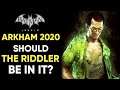 Should The Riddler Be In The New Batman 2020 Game?