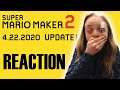 Super Mario Maker 2 Update 4.22.2020 REACTION + THOUGHTS