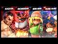 Super Smash Bros Ultimate Amiibo Fights – Kazuya & Co #295 Kazuya & Incineroar v Duck Hunt & Min Min