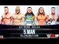 WWE 2K19 Jeff Hardy vs Edge vs John Cena vs Kurt Angle vs Rey Mysterio Fatal 5 Way EXTREME RULES