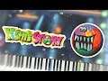 Yoshi's Story - Hard Times Theme Piano Tutorial Synthesia