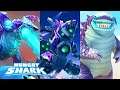 ALL GODZILLA SHARKJIRA SHARKS (HUNGRY SHARK EVOLUTION vs WORLD)