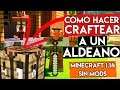 Como hacer craftear a un Aldeano (Minecraft Vanilla) | MINECRAFT TECNICO
