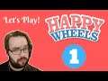 First Time Trying Happy Wheels! Let's Play #1