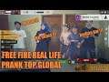 FREE FIRE REAL LIFE PRANK GLOBAL PAKEAN BOT DIBACOTIN LANGSUNG GANTI PAKE CRONO SKIN 2 JT AUTO WOW