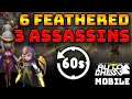 How to BUILD 6 Feathered + 3 Assassins in 60 SECONDS! | Auto Chess Mobile