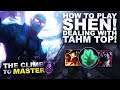 HOW TO PLAY SHEN IN SOLOQ, How to Deal with Tahm Top! - Climb to Master S9 | League of Legends