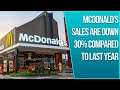 McDonalds Sales Are Down