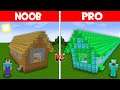 Minecraft NOOB vs PRO vs GOD: WHY DID NOOB BUILD THE LONGEST HOUSE?! (Animation)