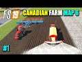 Planting Rice, Buying Fields - FS19 CANADIAN FARM MAP 6 #1