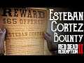 RDR2 Esteban Cortez | Del Lobos Bounty Hunting | Red Dead Redemption 2